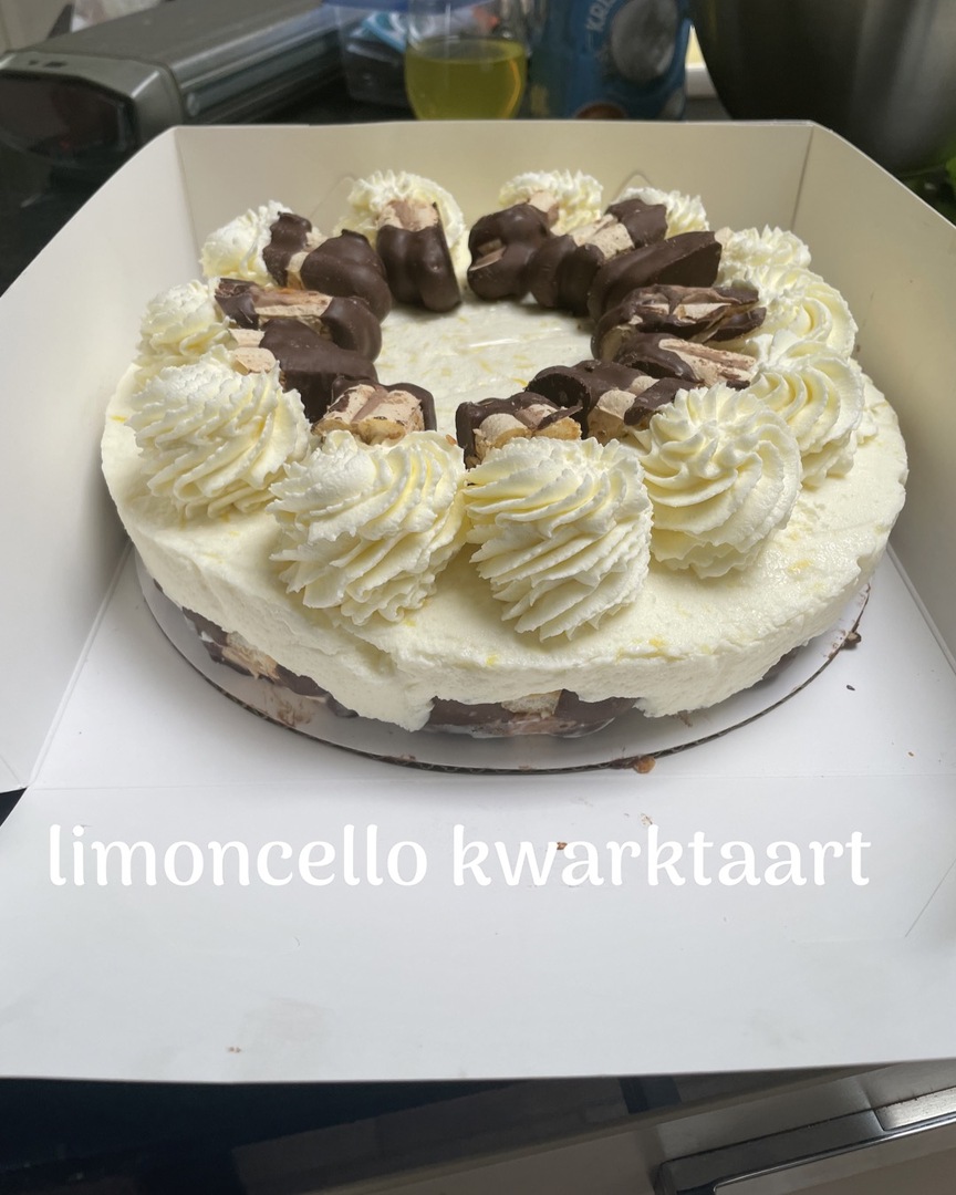 Limoncello kwarktaart