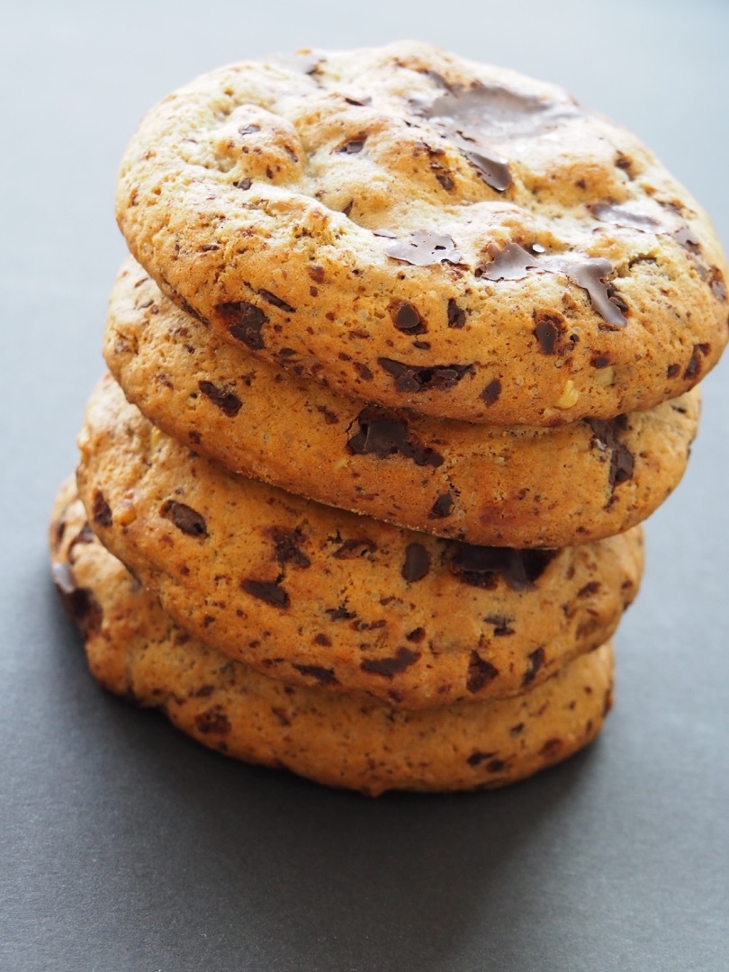 Chocolate chip cookies met walnoot