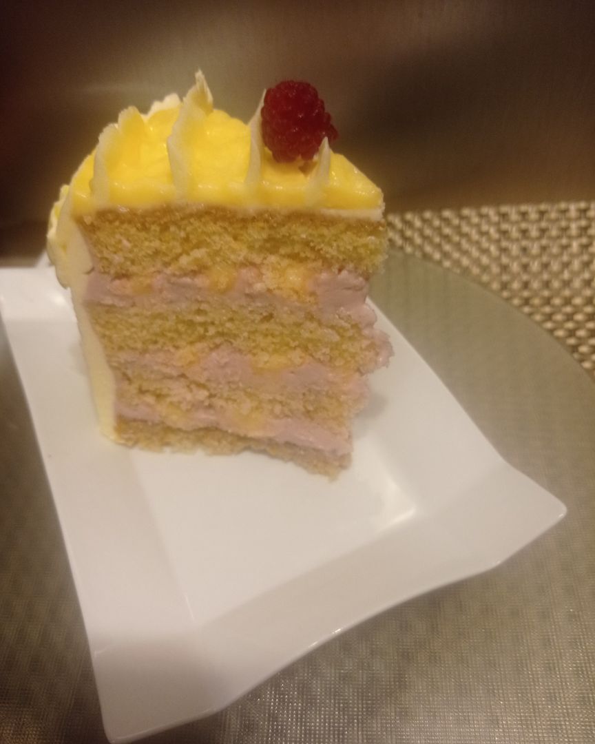 cake 'lemon-framboze