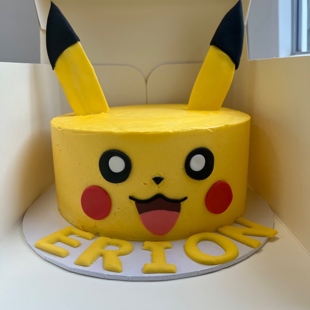 Pikachu themed taart 